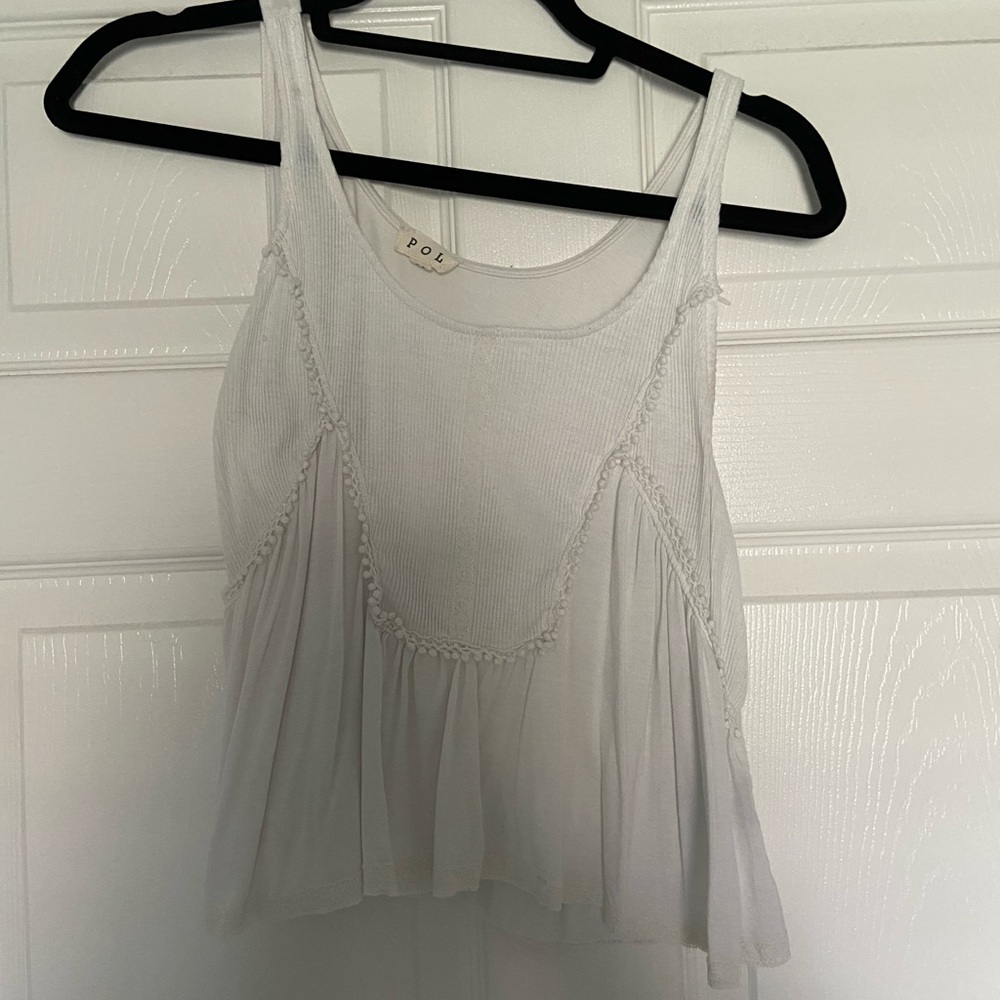 White crop top!